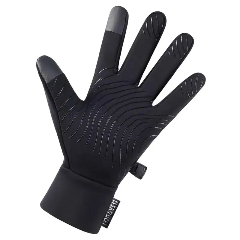 Winter Touchscreen Glove Full Finger Cycling Gloves For Men Waterproof Mountain Bike Gloves With Anti-Slip Shock-Absorbing Gel