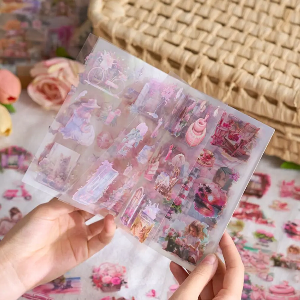 20 Teile/satz Vier Jahreszeiten Landschaft Scrapbooking Aufkleber PET Mehrzweck Garten Aufkleber Buch Gestanzte