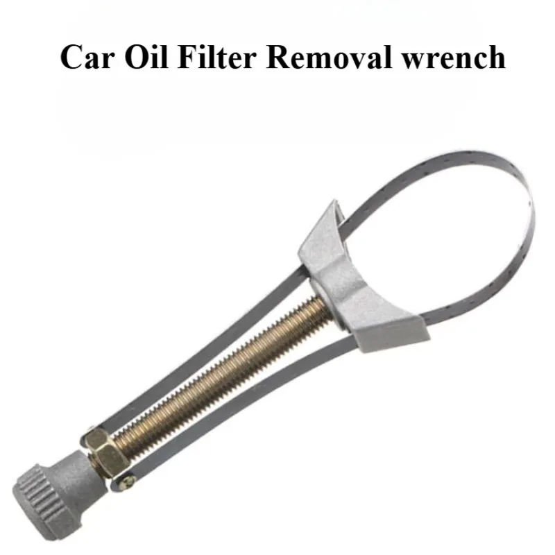 

Car Oil Filter Removal Tool Adjustable 60mm to120mm Diameter Steel Strap Wrench Hand Tools