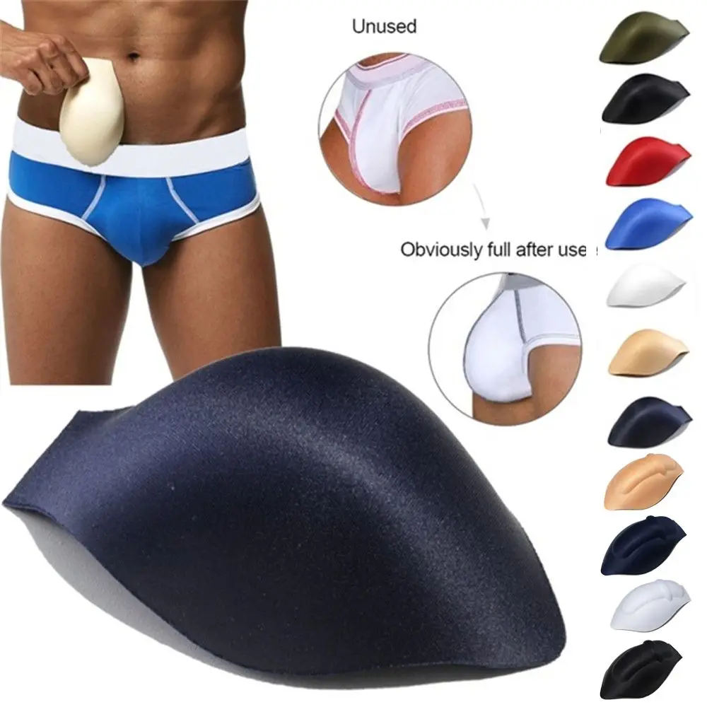 6 Colors Portable Jockstraps Men Briefs shorts Sponge Pouch Bulge Pad Swimwear Enhancer Cup Underwear