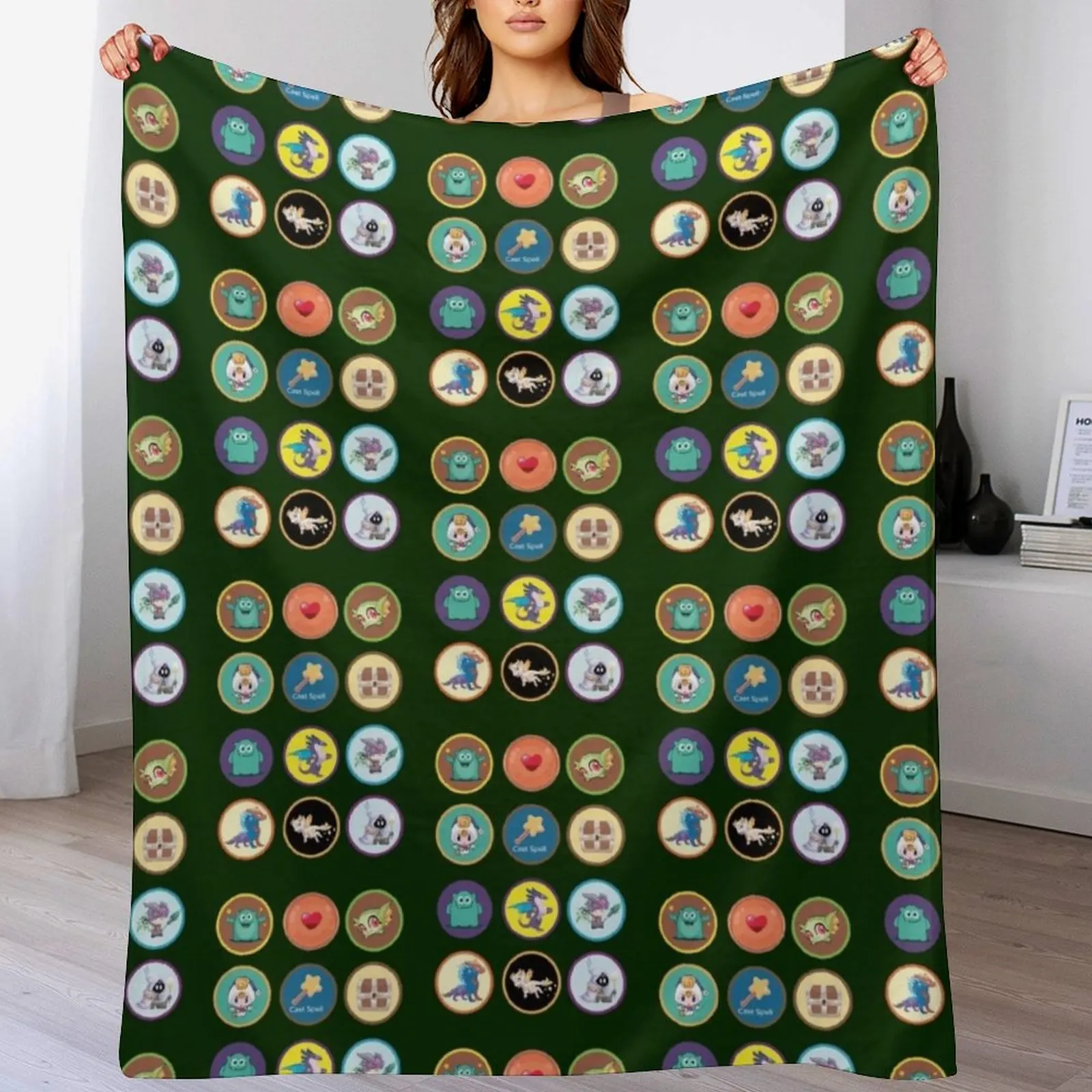 

Prodigy Math Game Essential Throw Blanket Soft Cozy Blanket for Pet Kids Adults
