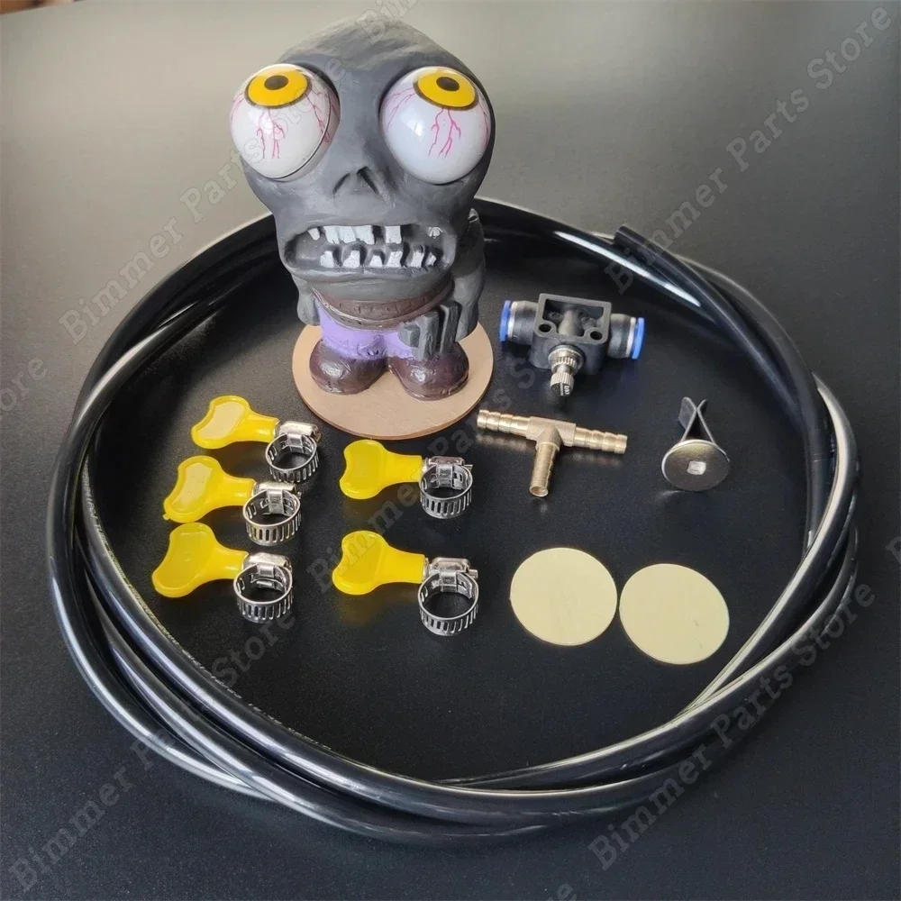 

2015-2025 Universal Car Turbo Boost Pressure Kit Big-eyed Dolls Turbo Blast-eyed Dolls Zombie Toys Auto Styling Accessiores