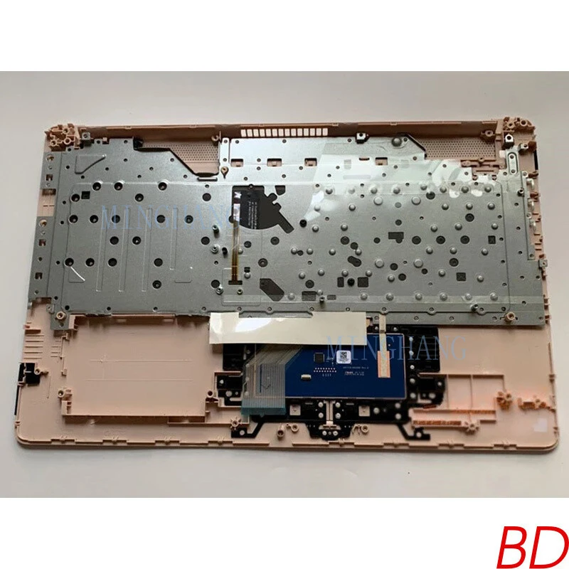 M   L28090-001 For HP 17-BY 17-CA C Shell W/ Backlit Keyboard Touchpad Rose Gold