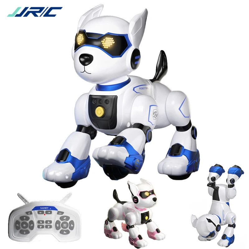 Funny RC Robot Electronic Dog Stunt Dog Voice Command Programmable Touch-sense Music Song Robot Dog for Boy Girls Children Toys