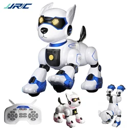 男の子と女の子のための電子犬ロボット,音声コマンド,プログラム可能,タッチ,音楽ロボット,プログラム可能