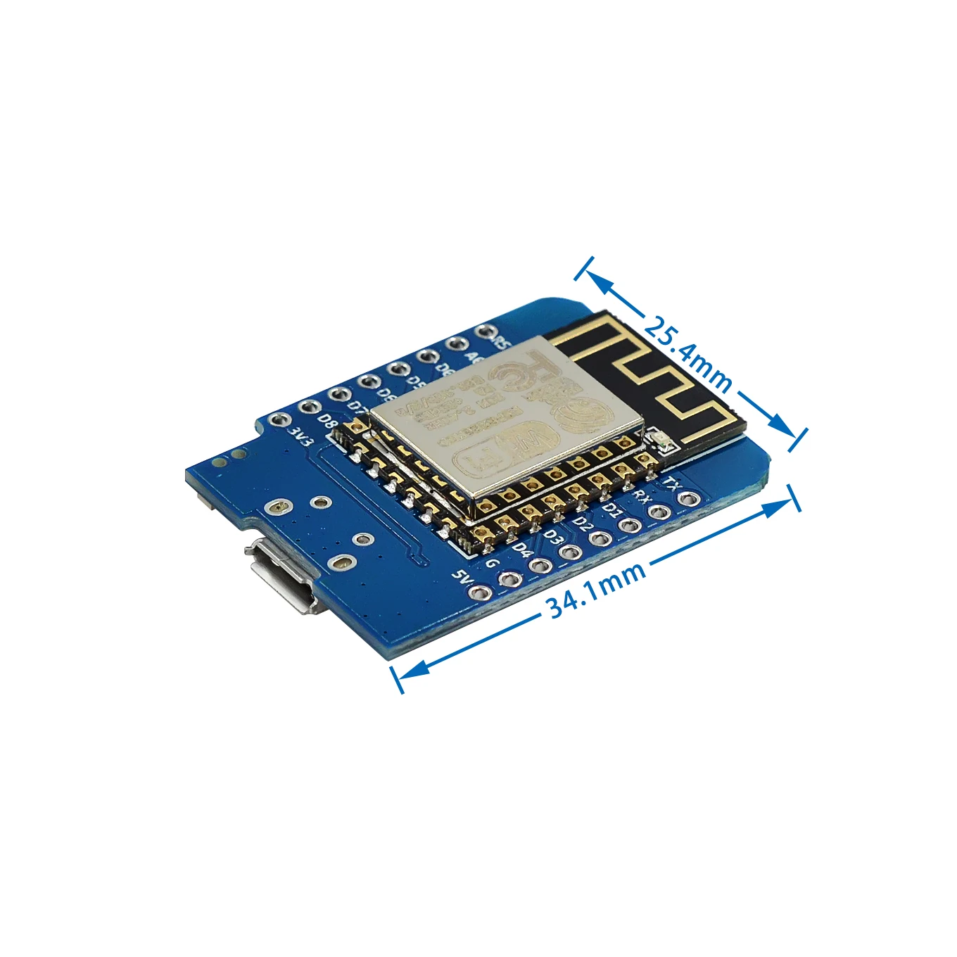 ESP8266 ESP-12 ESP-12F CH340G CH340 V2 USB For WeMos D1 Mini WIFI Development Board D1 Mini NodeMCU Lua IOT Board 3.3V With Pins