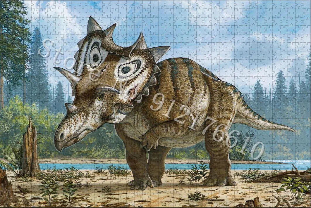 Dinosaur Monster 300/500/1000 Pieces Jigsaw Puzzle Tyrannosaurus Rex Family Game Boys Toys Decompress Educational Print Puzzles