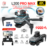 LYZRC Professional GPS Drone 2-axis PTZ 4K EIS Dual Camera HD 360° Obstacle Avoidance Brushless 5G FPV Quadcopter Drones RC Toy