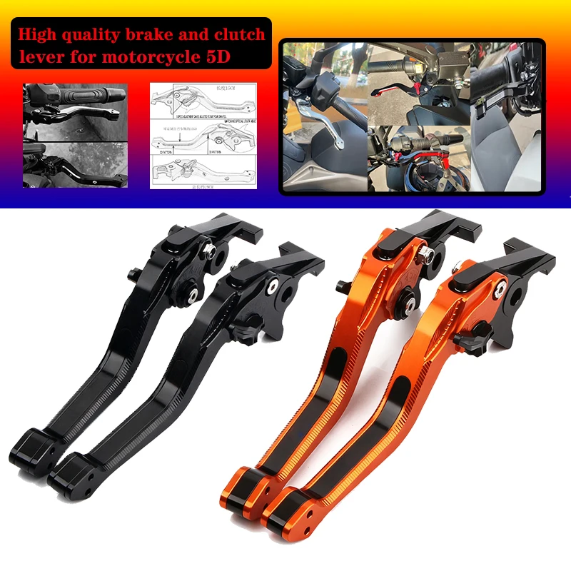

FOR DUCATI MULTISTRADA 1200/S/GT MONSTER 1200/S/R Motorcycle 5D Brake Clutch Lever Aluminum CNC Adjustable Motorbike Brake Lever