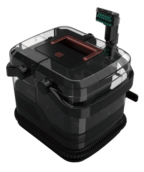 Electric 6-in-1 Steam Cleaner & Wet/Dry Vacuum 500W 2L Tank Hot Air Drying Portable for Sofa Carpet Mattress Home & Car Use view 2