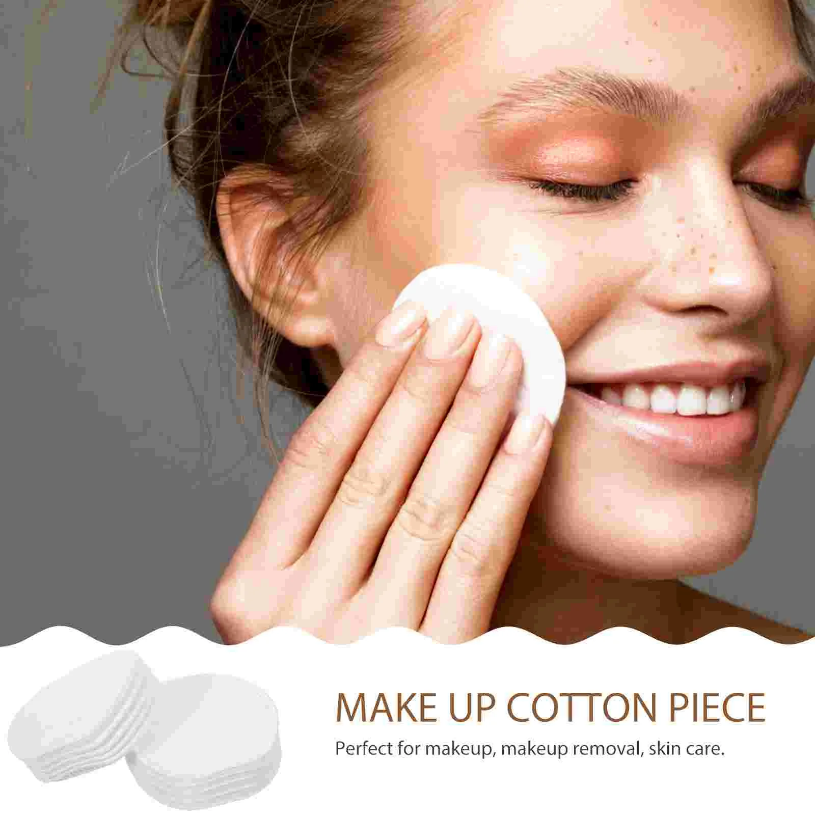 200 Pcs Cleaning Wipes Makeup Skincare Accessories Facial Cotton Pads Rounds for Face Square