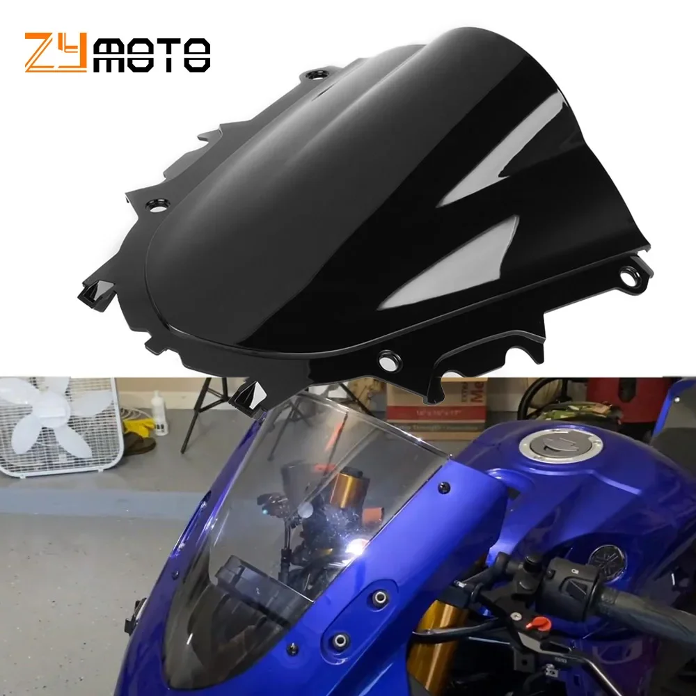 

Motorcycle Windshield Windscreen Screen For YAMAHA YZF R3 R25 2019 2020 YZFR3 YZFR25 YZF-R3 YZF-R25 19 20 Black Clear