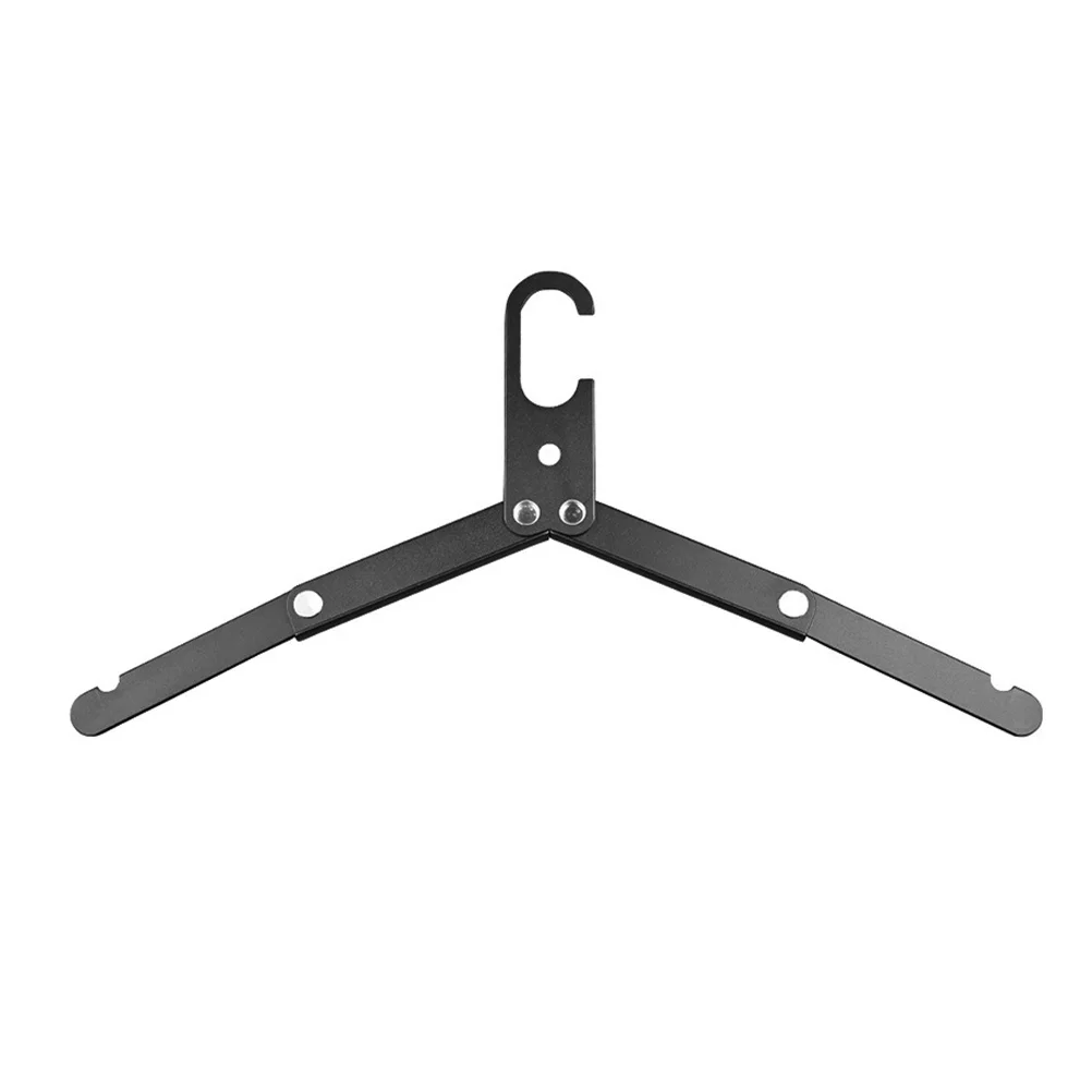 

Folding Clothes Hanger Drying Rack Pants Shirts Socks Hanger Compact Foldable Aluminum Alloy Travel Outdoor Home Use