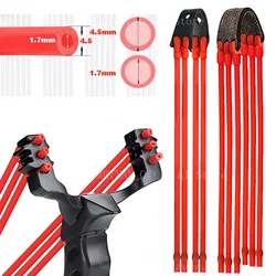 1/3/6Pcs 3-Strand High Elastic Slingsshot Rubber Band 1745 Latex Card Ball Rubber Band Outdoor Hunting Shooting Accessories