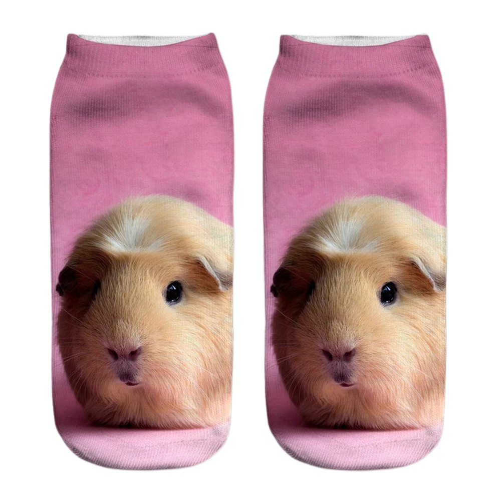 Neue Mode 3D Gedruckt Maus Totoro Socken Lustige Kawaii Frauen Niedlichen Tier Fitness Hamster Sokken Dropship – Detail 10