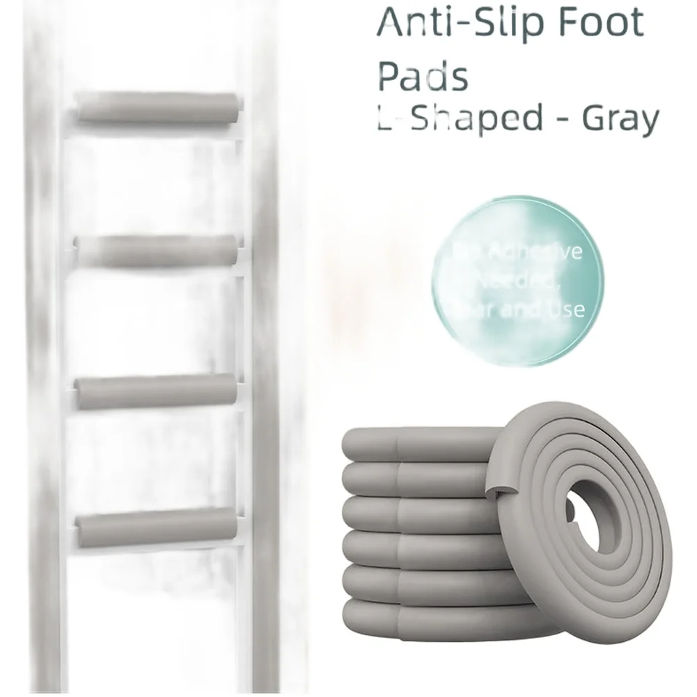 Soft foam sponge stair step mats 4 meter rubber cushioning strips for ladder and furniture edges safety and protection