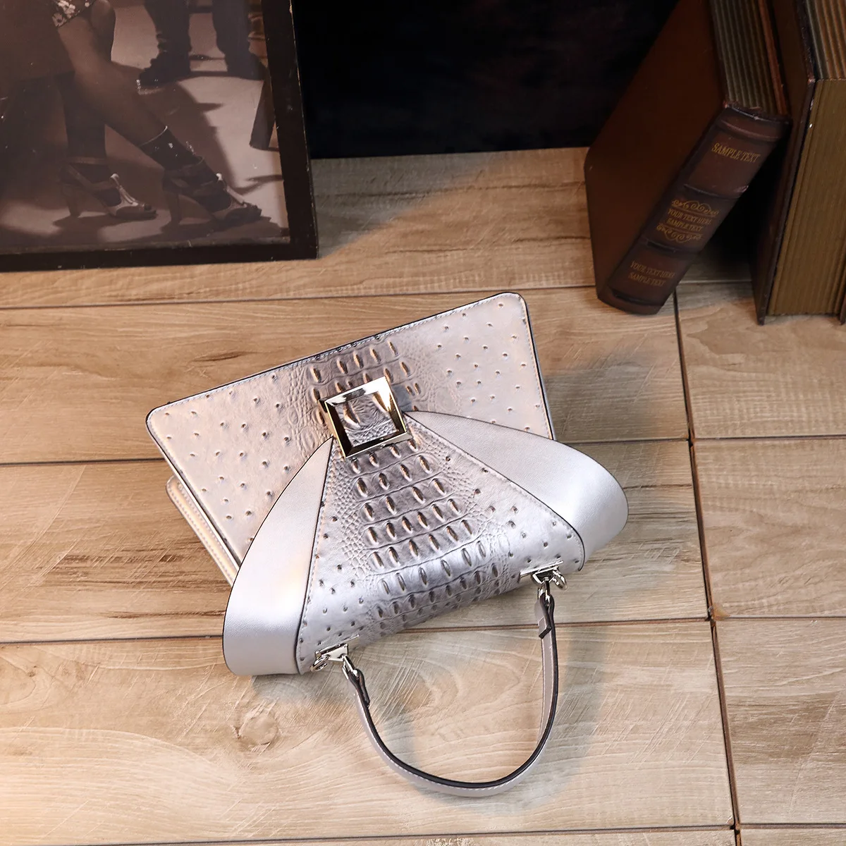 Designer Marke High-end Neue Leder Farbe Handtasche Mode Flip Schulter Tasche Straße Beliebte Umhängetaschen für Frauen – Detail 13