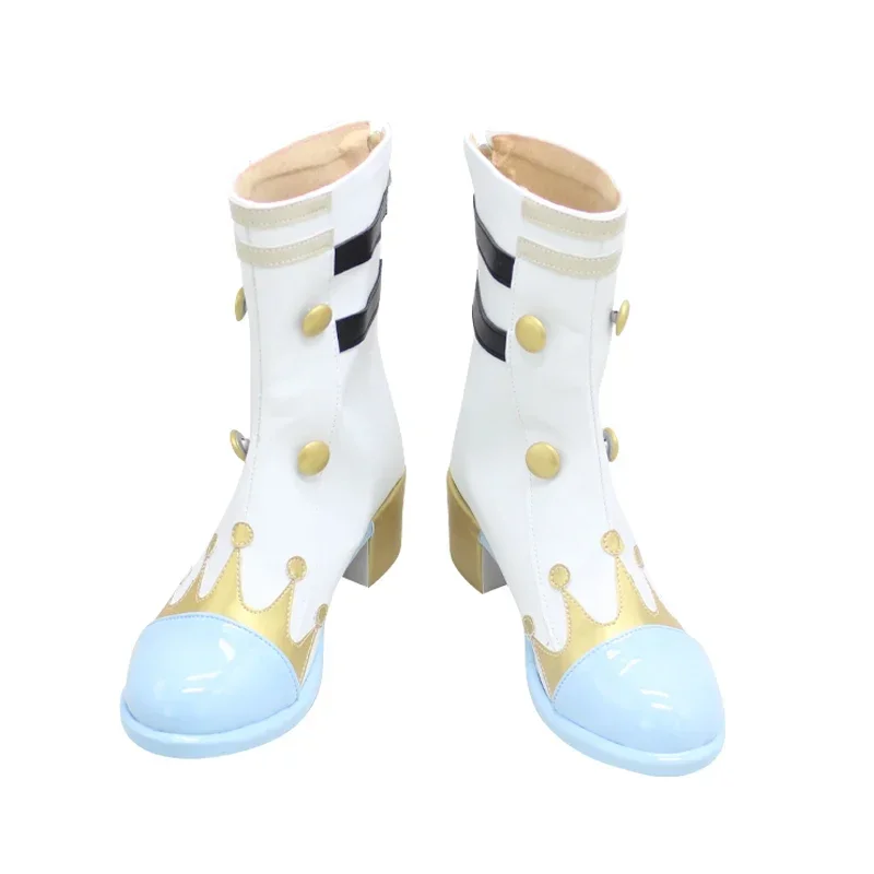 

PJSK Cosplay Shoes Game Accessories Cosplay Props For Mikuu PU Leather Shoes Halloween Party Boots Custom Made