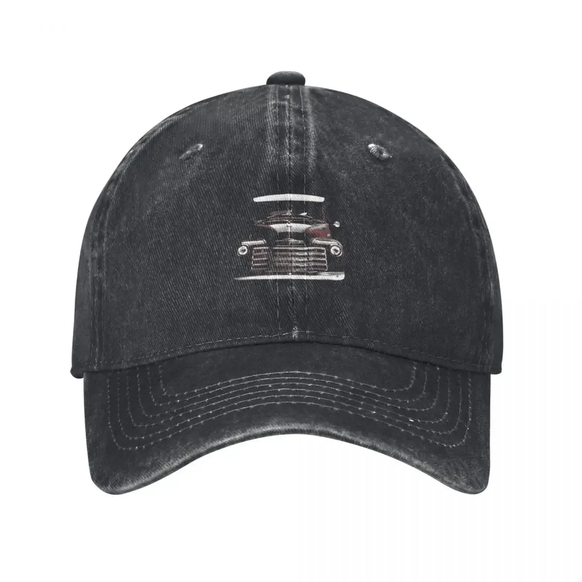 2026 1951 Chevy 3100 Pick up Truck Front View Silhouette Baseball Cap Anime Hat party  Man Women's