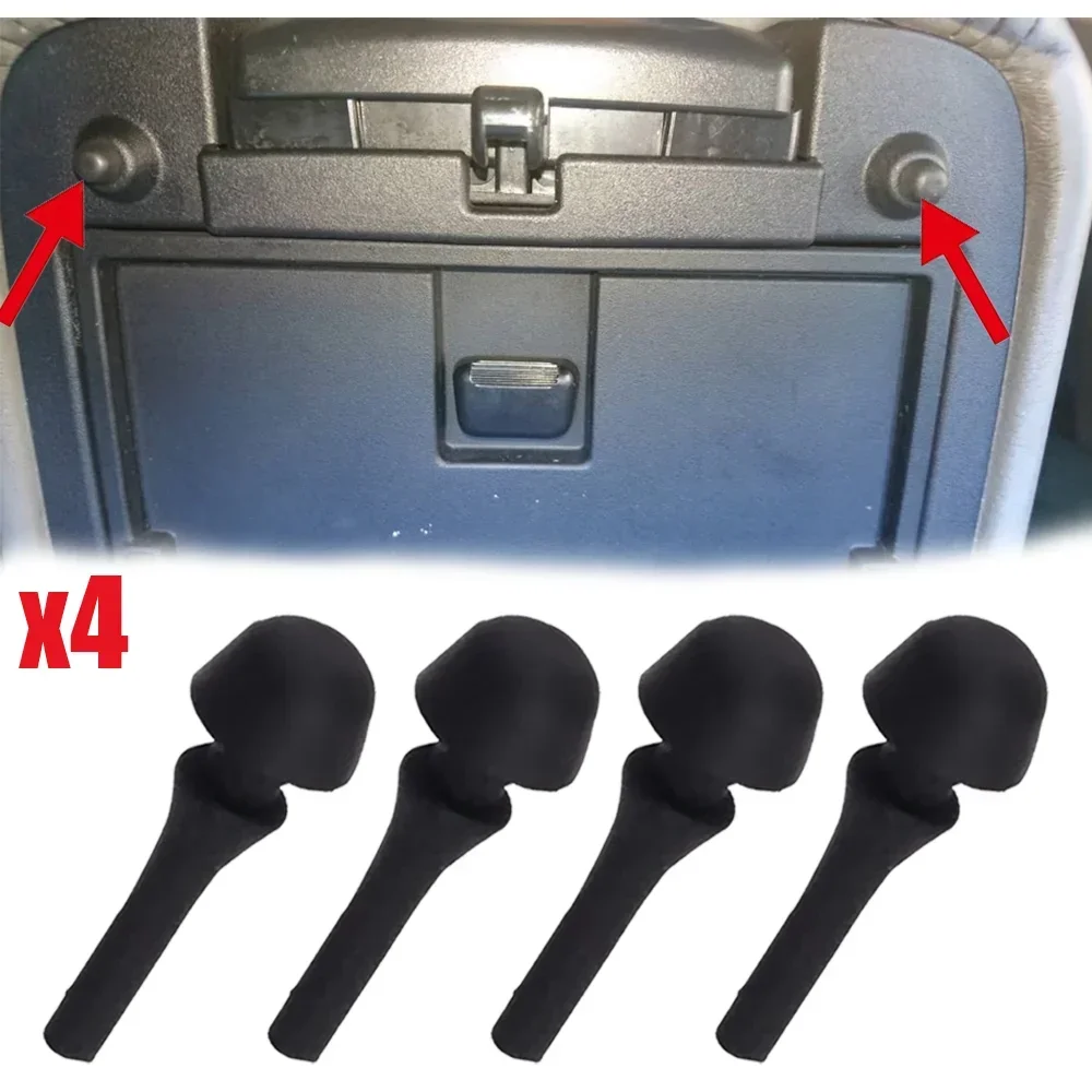 4Pcs Auto Gummi Auto Center Konsole Lagerung Box Armlehne Kissen Pad Für Toyota Avensis II T250 Camry XV20 XV40 camry Gracia Neue