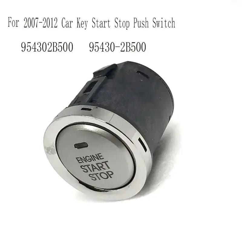 ABPA-Engine One-Button Switch Button for  Santa Fe 2007-2012 Car Key Start Stop Push Switch 954302B500 95430-2B500