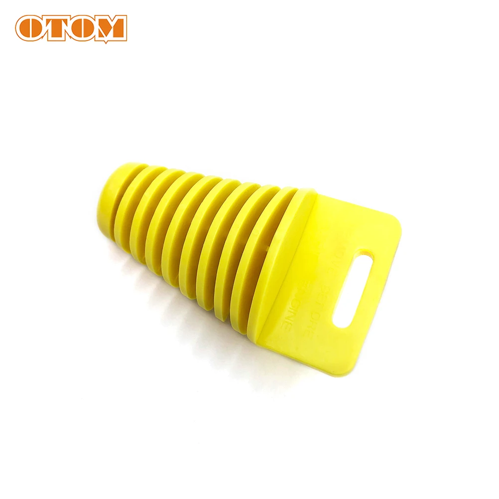 OTOM Motorcycle Muffler Plug Large Size Exhaust Pipe Silencer Engine Protector Rubber Stoppers For ATV UTV Motocross Universal image 6