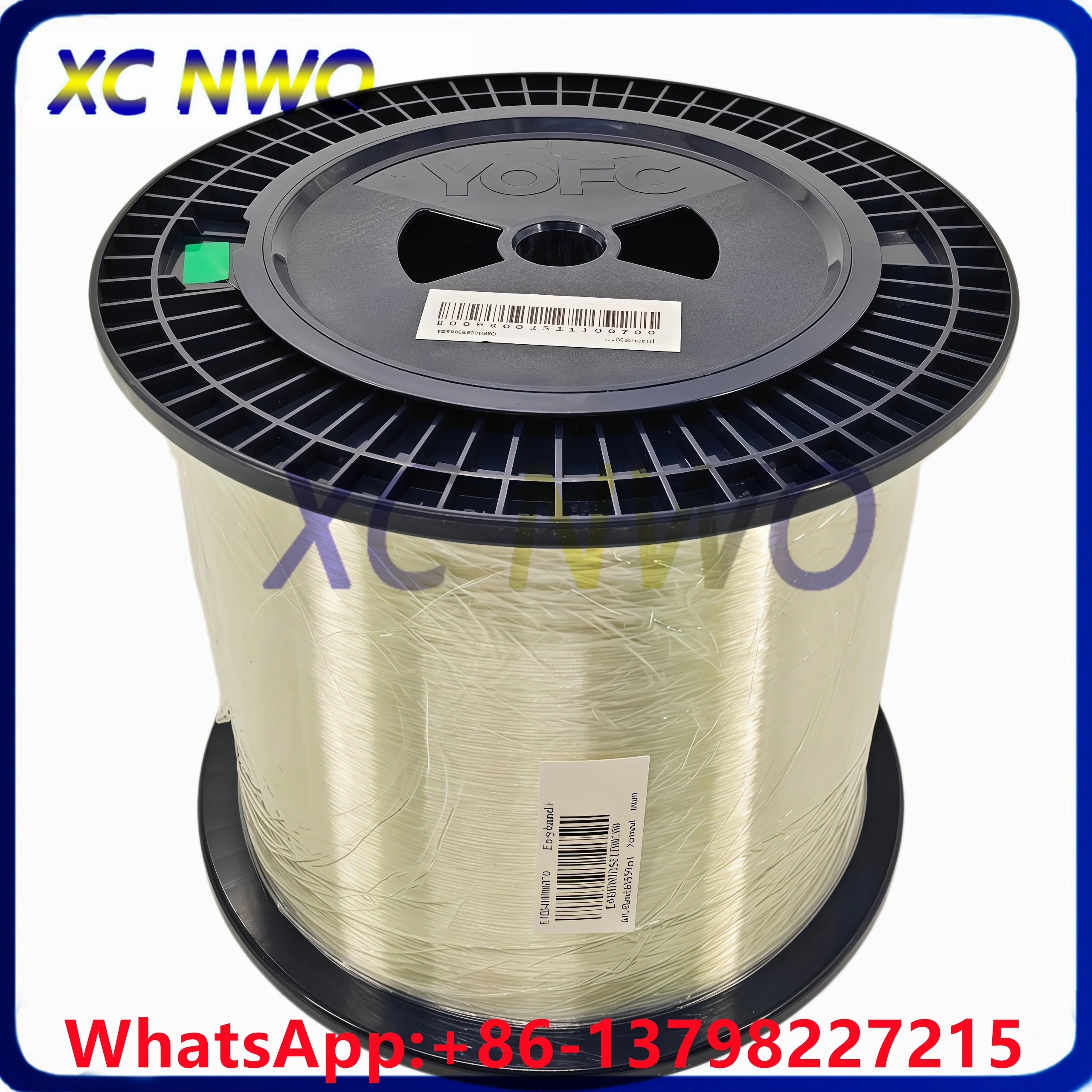 SMF 9/125 G657A2  Optical Fiber 60.4KM Fiber Optic Single Mode Raw Material 1310nm 1550nm Bare YOFC OTDR Fiber  On Spool/Roll