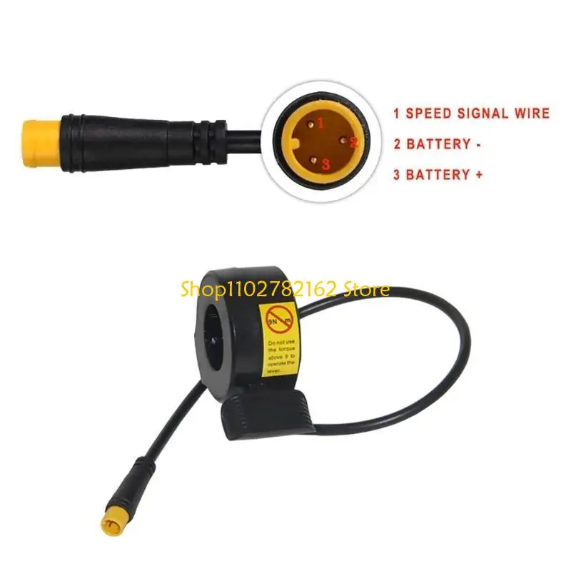 547B Waterproof Electric Scooter Thumb Throttles Electric Bicycles Speed Control Finger Throttles Brake Switches