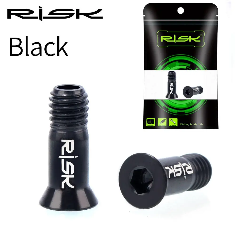 RISIKO 2 teile/schachtel Straße Mountainbike Fahrrad M5 * 14,2mm Shift Schaltwerk Pulley Jockey Rad Befestigungs Schrauben Schrauben Titan legierung – Detail 17