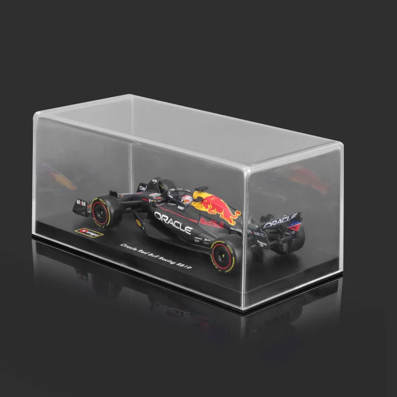 Bburago 1:43 F1 Champion Red Bull Racing TAG Heuer RB19 2023 #1 Max Verstappen #11 Perez With Helmet Alloy Car Diecast Model Toy