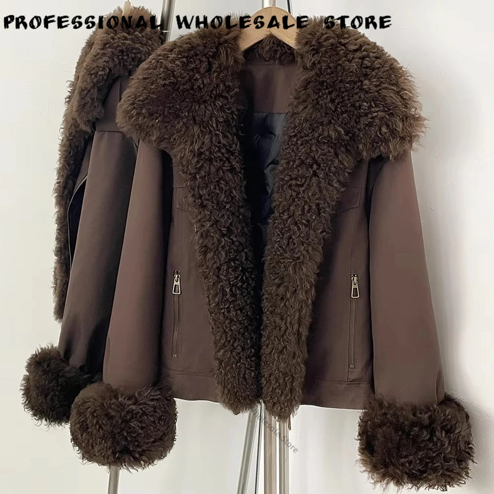 Women Outerwear Cropped Down Jacket Ultra Warm Insulated Street Style Commuting Winter Women's Cropped Puffer Oversized Jacket