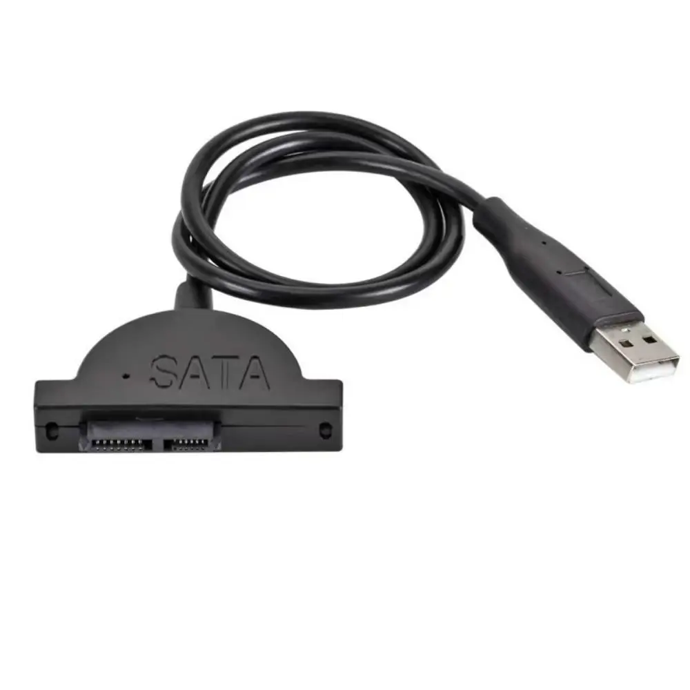 Mini Sata II CD/DVD-ROM محرك الحبل 13Pin محول 7 + 6 كابل محول السائق البصري محول USB عالي السرعة