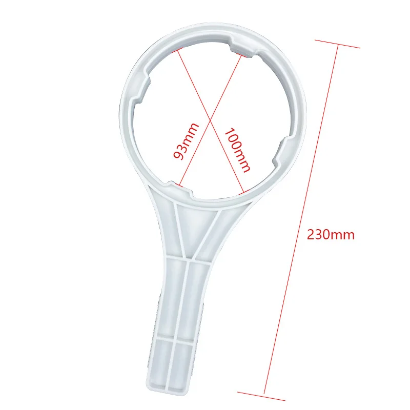 Llave purificadora de agua Universal, herramienta de apertura de elemento de botella de filtro RO, accesorios de purificador de agua, 10 pulgadas