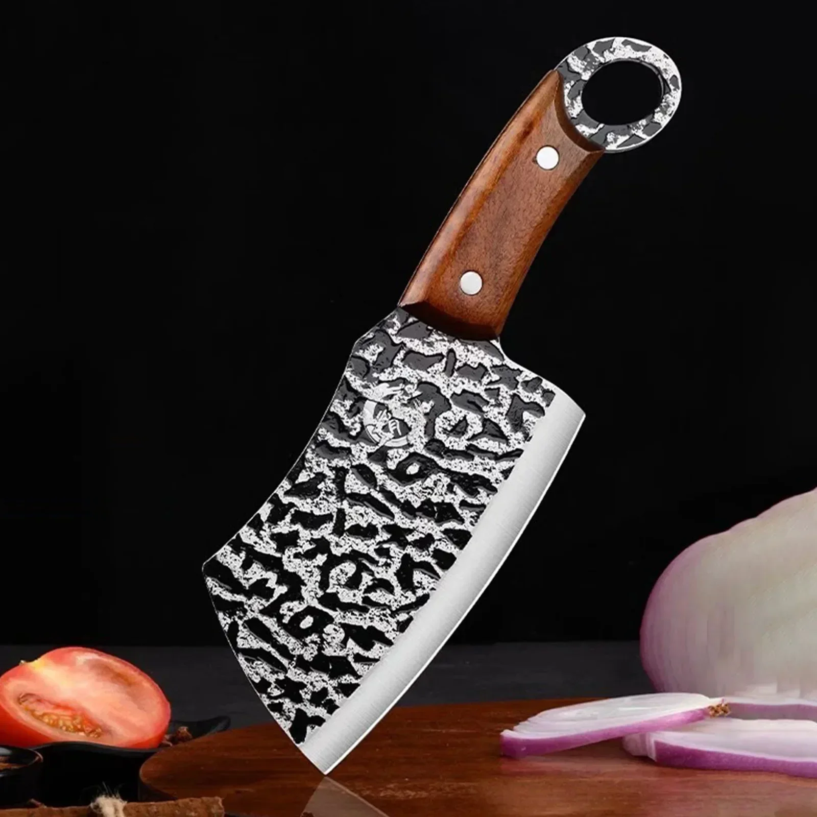 Multifunction kitchen knife Stainless steel Forging Boning knife sharp fish knife cutting knife wooden handle kitchen knife