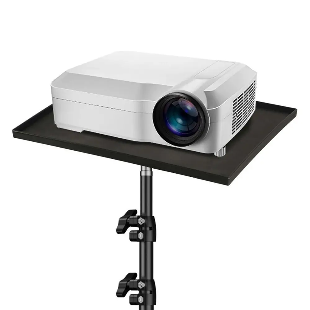 1Pcs Durable Black Projectors Tray Plastic Universal Platform Holder 1/4inch Screw Thread 25x18cm 30x23cm Tripod Stand