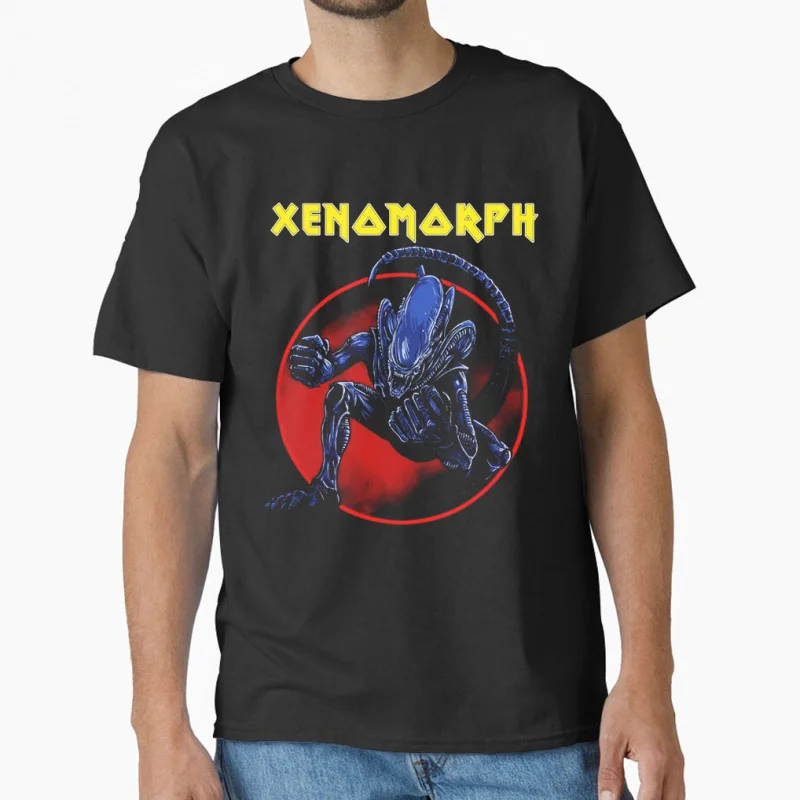 

0731 Xenomorph 80s vintage Horro movie Alien Ellen Ripley Sacry sic fi Space monster Gift T shirt large size Tops S-6XL