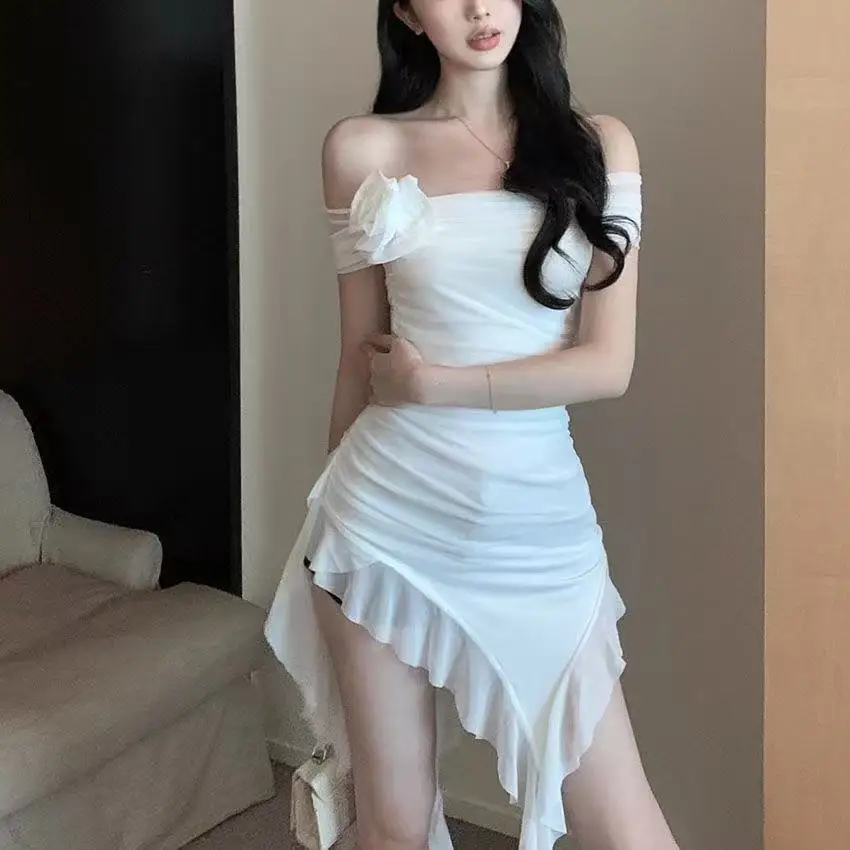 Elegant Bachelor Party Sweet Gentle Intellectual Tight Character Hot Mature Temperament Beautiful Girl Chest Tassel Dress
