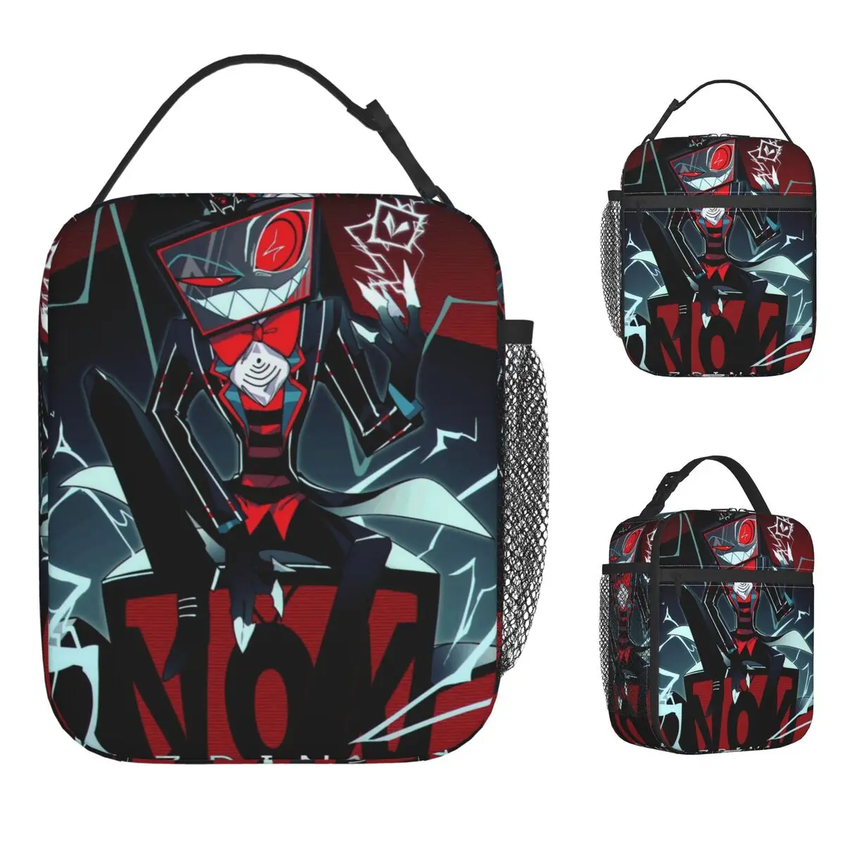 

Изолированный ланч-бокс H-Hazbins H-Hotels Alastor Vox аниме мерч ланч-бокс для еды новый термохолодильник коробка для бенто для школы