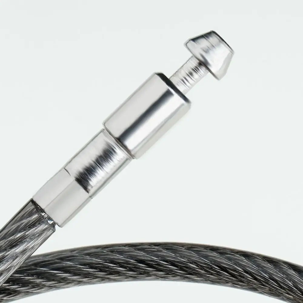 Candado de Cable de cuerda larga con combinación de 4 dígitos, código reiniciable, archivador grueso, candado con contraseña de Cable antirrobo suave