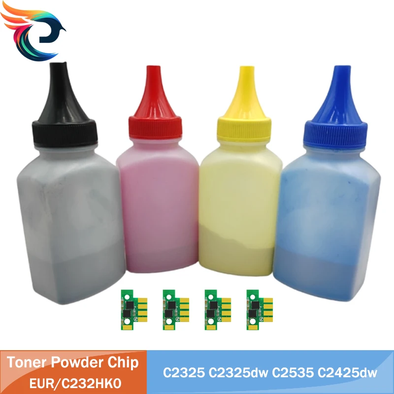 

C2325 Европейский тонер-порошок с чипом для Lexmark C2325 C2325dw C2535 C2425dw MC2425 MC2640 MC2325 MC2535 C232HK0