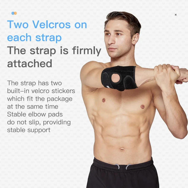 

Fitness Basketball Cycling Outdoor Sports Elbow Protection With Spring Support Breathable Pressure Fixation Protective Equipment