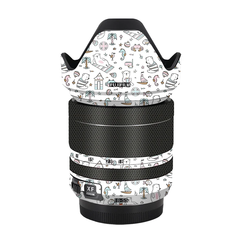 For FUJIFILM XF 18-55mm F2.8-4 R LM OIS Lens Sticker Protective Decal Film Anti-Scratch Protector Skin 18-55 2.8-4 F2.8-4