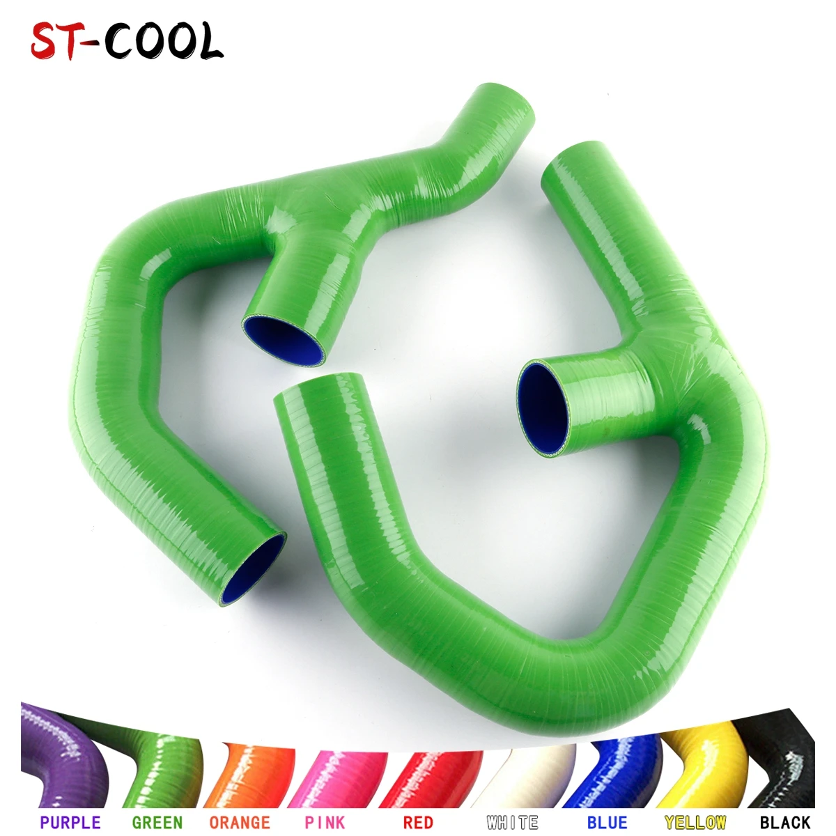 

For Volkswagen VW Golf GTI MK5 MK6 Jetta Audi A3 2.0T FSI Turbo Intercooler Pipe Silicone Hoses Kit Silicon Tube 2Pcs 10 Colors