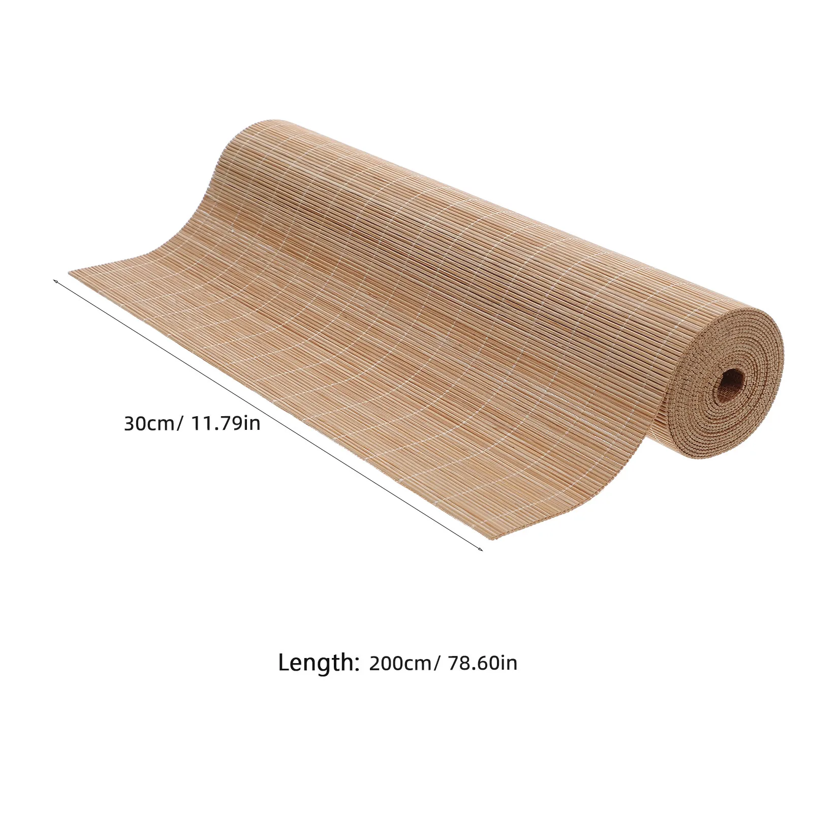 Cuttable Wide Bamboo Table Runner Dining Mat Tea Mat Roll Tablecloth Kitchen Party Outdoor Use Bamboo Placemat