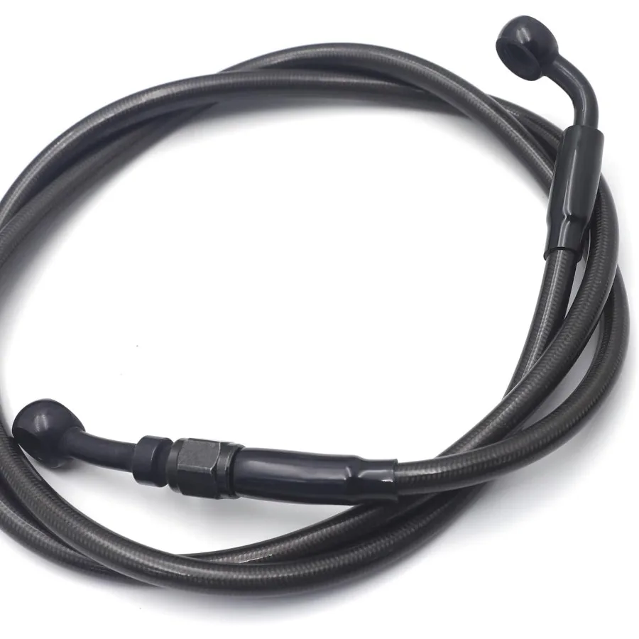 14 بوصة تمديد المقود كابل مجموعة خط الفرامل تمديد أسود متوافق مع 20072010 سوفتيل FXSTC FXST 2007 سوفتيل