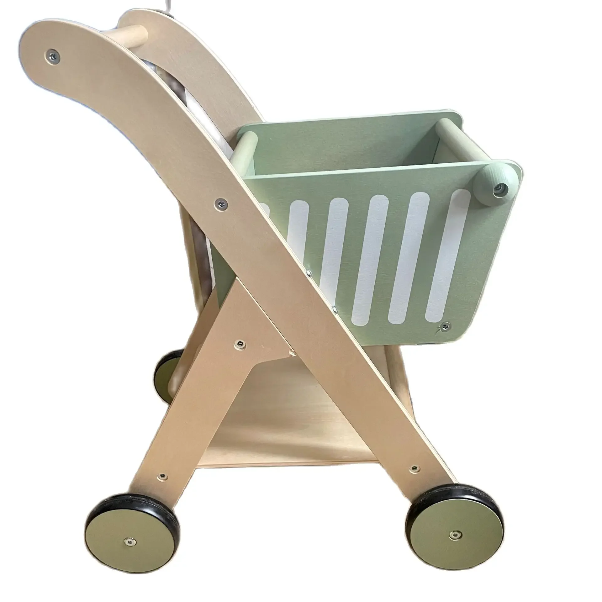 

Joylove Wooden Children's Shopping Cart Boys And Girls Founder Supermarket Gift Walker 2-6 Years Old