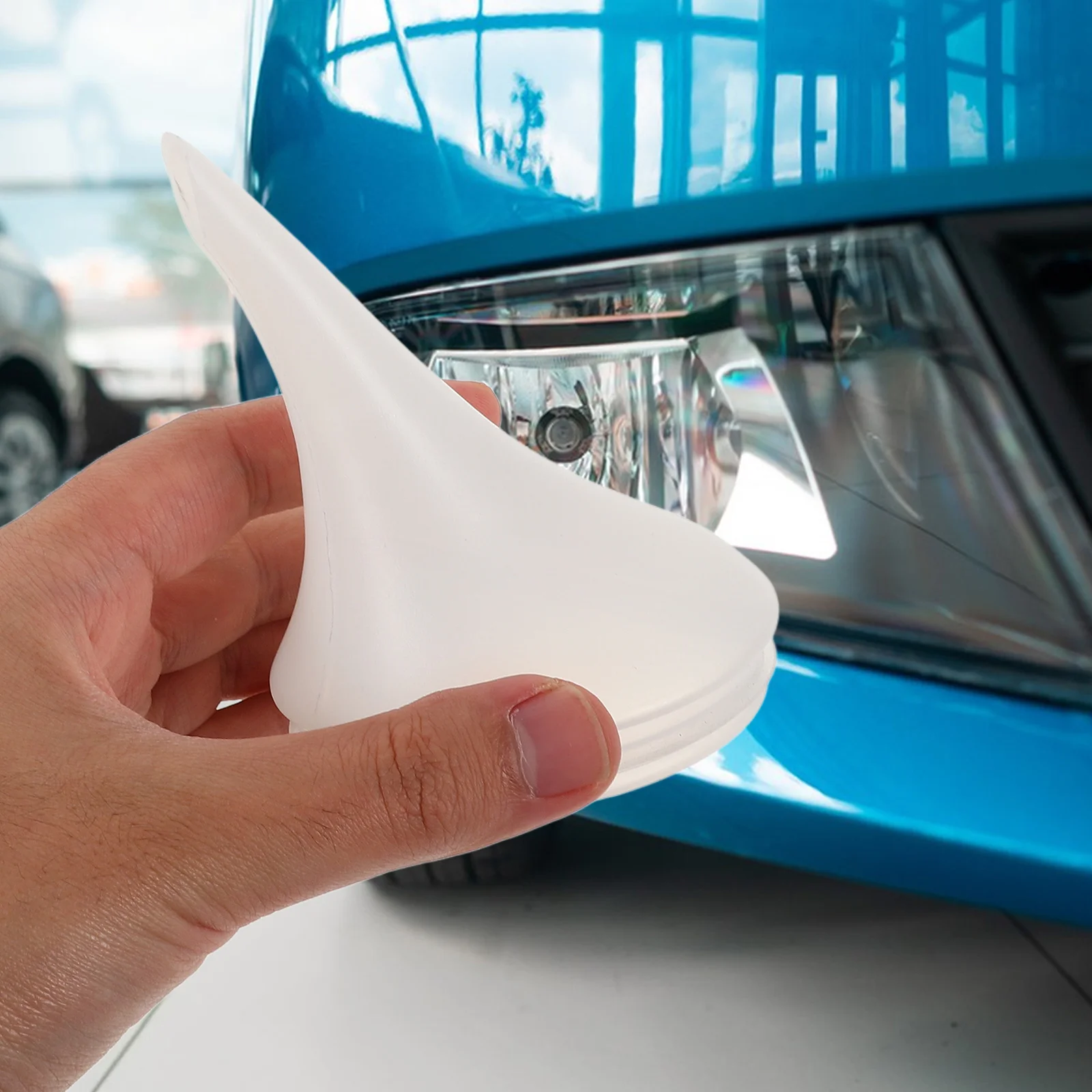 

Car Headlight Lamp Cover Polishing Gasket Scratch Repair Coating Protection Heated Cup Lid Restoration Tool For Haze