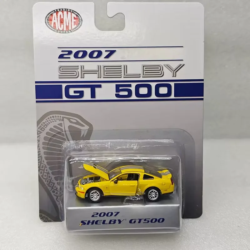 

ACME 1:64 Scale 2007 SHELBY GT500 Alloy Simulation Car Model Static Collection Decorated Holiday Gifts