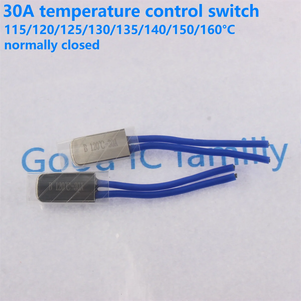 KSD9700 Thermostat 0C 5C 10C 15C 20C 25C 30C 35C Bimetal Disc Temperature Switch NC/NO 30A250V Thermal protector