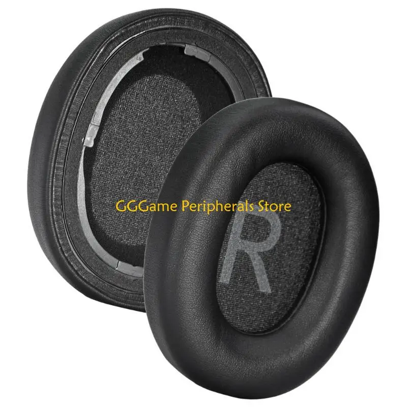 

U55B Protein Leather Ear Cushions Soft Sponge Padding for H3Lite/HT2/HT 2 Earphone